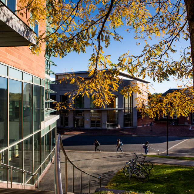 A building on the Tufts University campus.