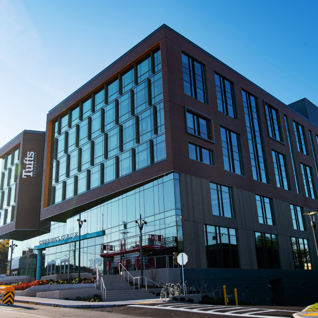 A building on Tufts campus